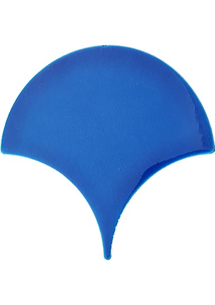 17x17 cm Kobalt Balık Pulu Seramik