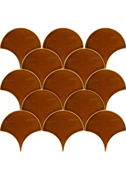 17x17 cm Karamel Balık Pulu Seramik fiyatları
