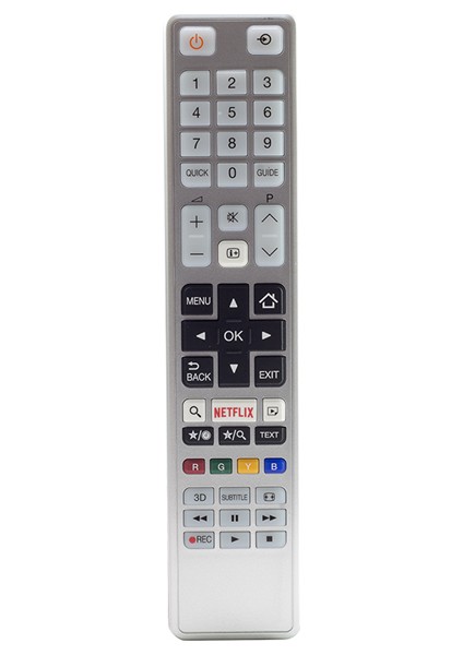 Rebera Toshıba Netflıx Tuslu Beyaz Lcd/Led Tv Kumanda