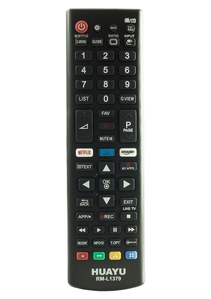 Kl Rm-L1379 Lg 3D Netflıx Ve Amazon Tuslu Lcd Kumanda