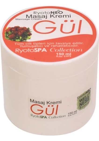 Gül Çok Amaçlı Masaj Kremi 150 ml