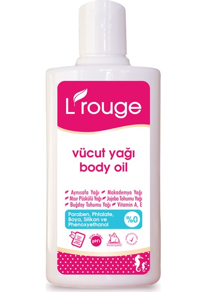 L’rouge Vücut Yağı / Body Oil 200 ml