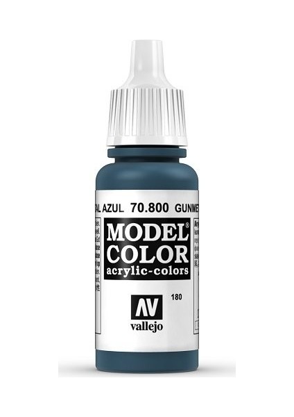 Modelcolor 17Ml 180-800 Gunmetal Blue