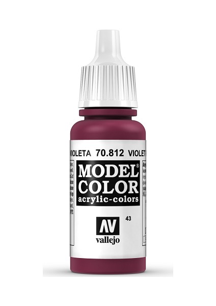 Modelcolor 17Ml 043-812 Vıolet Red