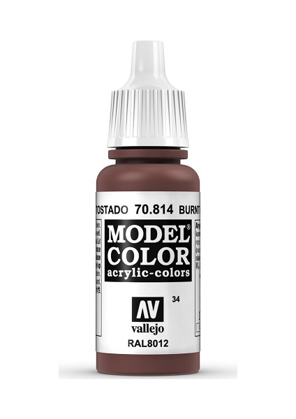 Modelcolor 17Ml 034-814 Burnt Red