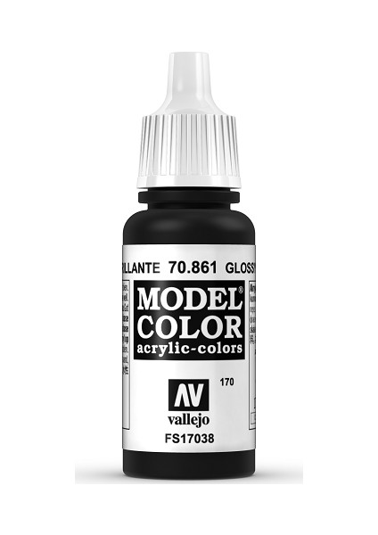 Modelcolor 17Ml 170-861 Glossy Black