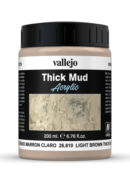 Thıck Mud Lıght Brown Mud 26.810 200 Ml