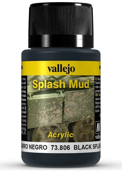 Weathering Effects 40Ml Black Splash Mud 73.806