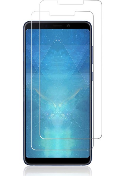 Case 4U Galaxy A9 2018 Tamperli Kırılmaz Cam Ekran Koruyucu