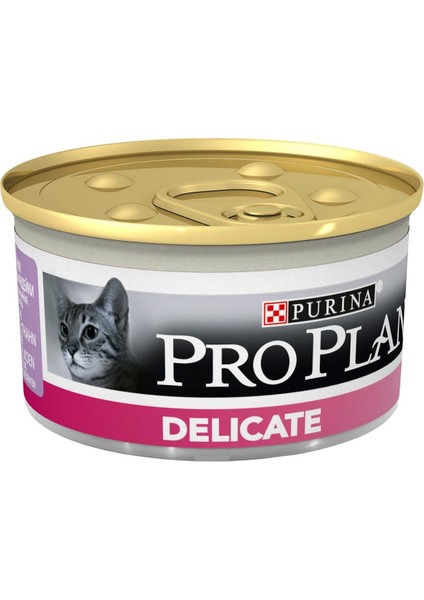 Delicate Hassas Hindi Etli Kedi Konservesi 85 gr
