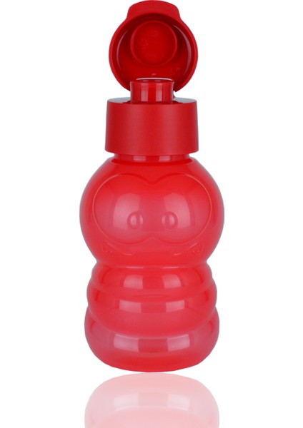 Eko Şişe 350 Ml Kırmızı Tırtıl ( Suluk Ve Matara )
