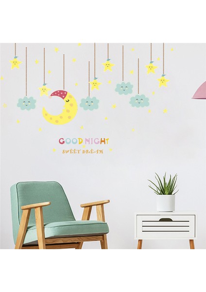 Aydede ve Bulutlar Bebek ve Çocuk Odası Dekorasyonu Duvar Sticker modelleri