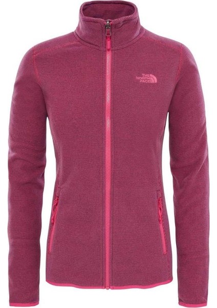 The North Face T92UAU W 100 Glacier Full Zip Kadın Polar Mont