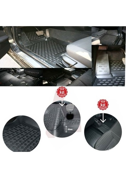 Nissan Qashqai 3D Havuzlu Paspas Perflex X-Mat 3D Paspas 2008-2014