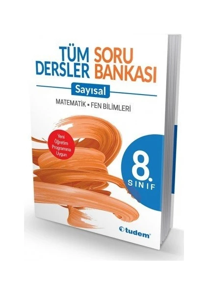 Tudem Yayınları 8. Sınıf Tüm Dersler Sayısal Soru Bankası