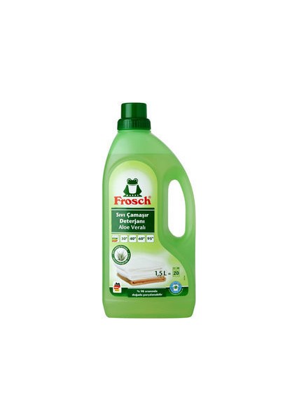 Aloe Veralı Sıvı Çamaşır Deterjanı 1,5 lt 20 Yıkama