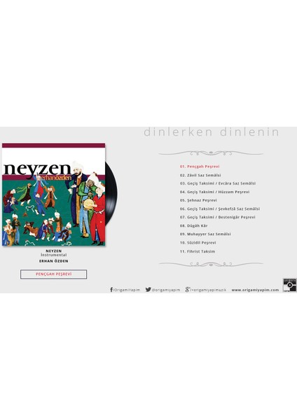 Neyzen Erhan Özden - Albüm - Cd