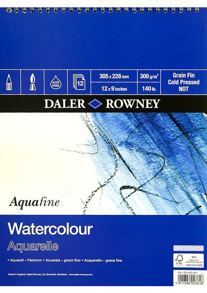 Aquafine Spiral Not 300 Gr 305X228Mm