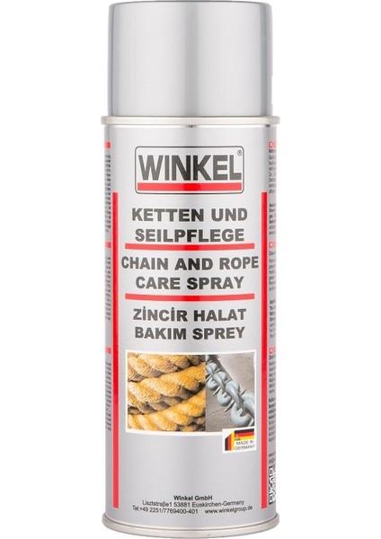 160115 Zincir - Halat Bakım Spreyi 400 ml.