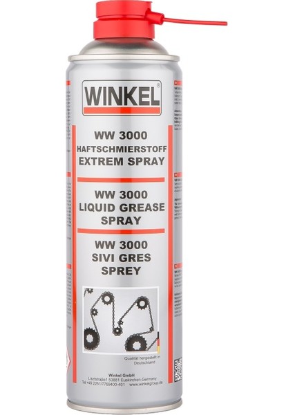 160114 WW 3000 Sıvı Gres Spreyi 400 ml.