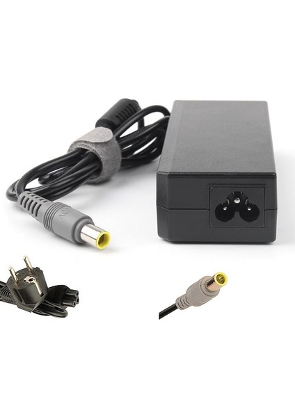 Lenovo 3000, ThinkPad R61, ThinkPad X201, T410i, W500 Laptop Şarj Adaptörü