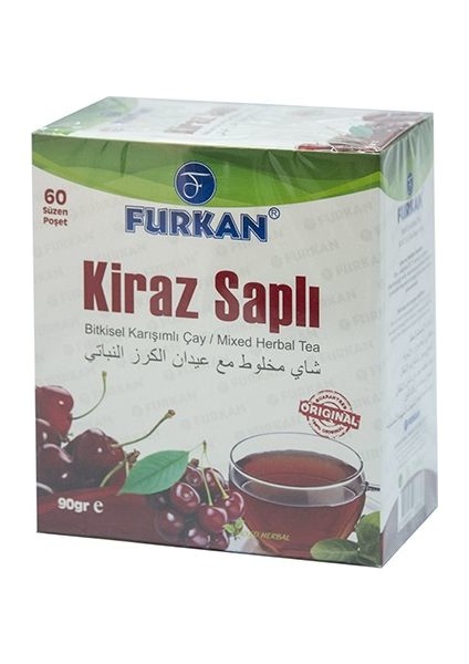 Kiraz Saplı Bitkisel Karışımlı Çay 60 Lı