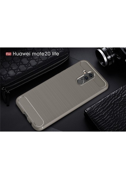 Huawei Mate 20 Lite Kılıf Room Antişok Karbon Silikon Kapak Kılıf modelleri