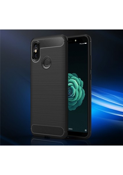 Xiaomi Mi A2 Kılıf Room Antişok Karbon Silikon Kapak Kılıf