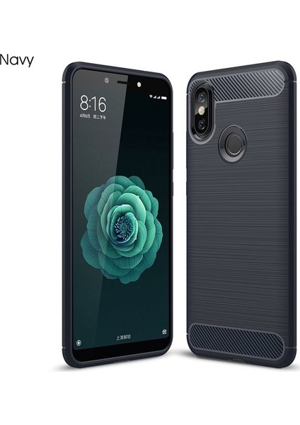 Xiaomi Mi A2 Kılıf Room Antişok Karbon Silikon Kapak Kılıf