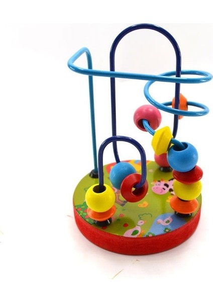 Ahşap Eğitici Mini Tel Labirent Helezon