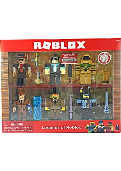 Giochi Preziosi Roblox-Figür 6'lı Set Legend Of Roblox