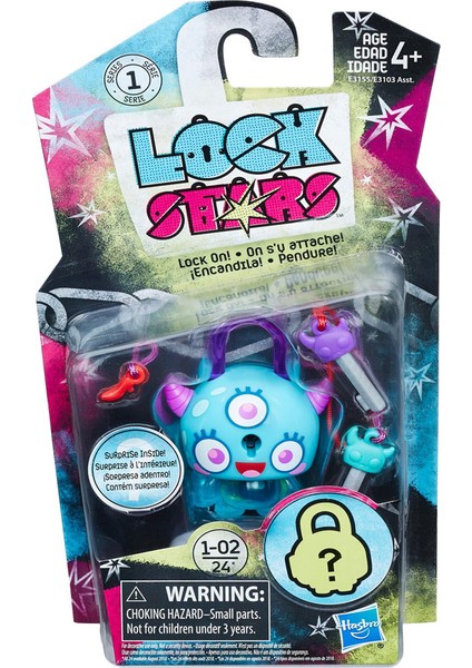 Hasbro Lock Stars Figür Teal Monster Horns E3103-E3155 fiyatları