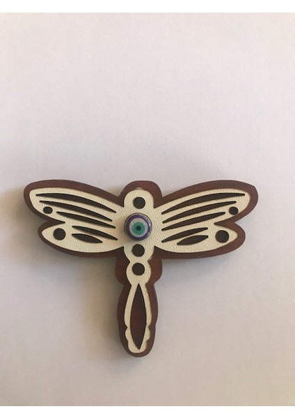 Ahşap Yusufçuk Buzdolabı Süsü Magnet