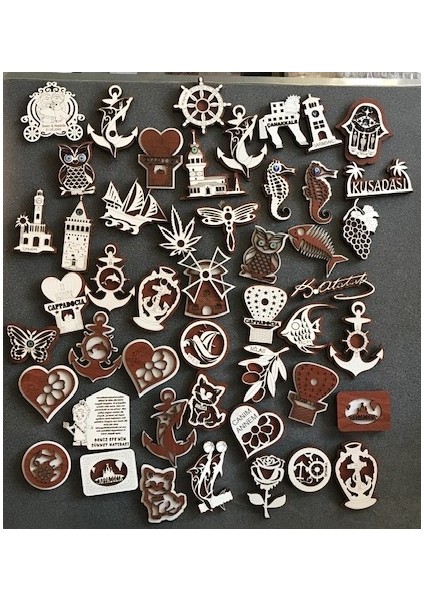 Ahşap Yusufçuk Buzdolabı Süsü Magnet modelleri