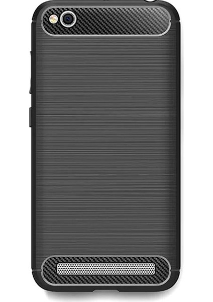Xiaomi Redmi 5A 5.0" Brushed Carbon Fiber SilikonTPU Kılıf