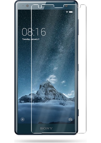 Sony Xperia XZ2 Tempered Glass Cam Ekran Koruma