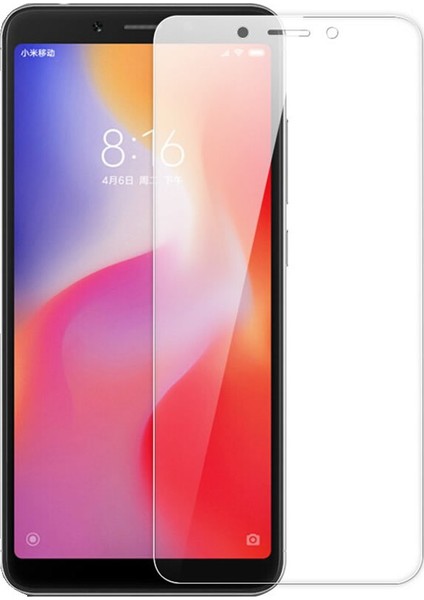 Xiaomi Redmi 6A Tempered Glass Cam Ekran Koruma