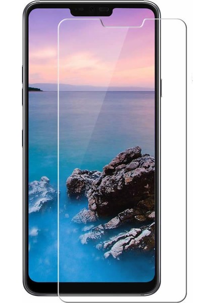 LG G7 ThinQ Tempered Glass Cam Ekran Koruma