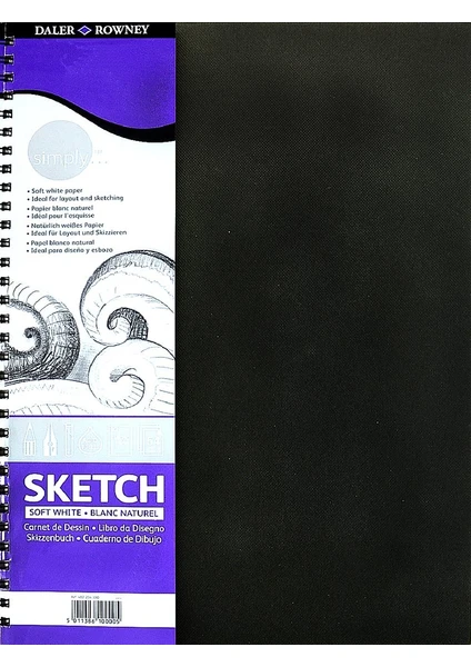 Daler Rowney Simply Wirebound Skech Book A4 54 Syf