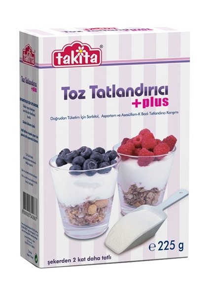 Toz Tatlandırıcı Plus , 225 gr