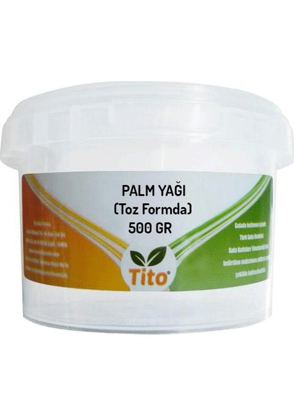 Palm Yağı (Toz Formda) [Gıda Tipi] - 500 gr