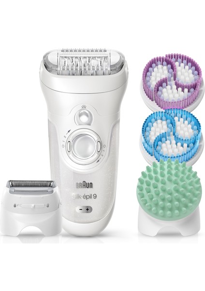 Silk-épil 9 Skinspa Epilatör 9961 V Epilasyon Ve Sonic Peeling Sistemi Islak Ve Kuru