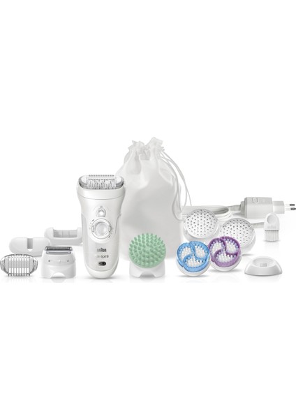 Silk-épil 9 Skinspa Epilatör 9961 V Epilasyon Ve Sonic Peeling Sistemi Islak Ve Kuru
