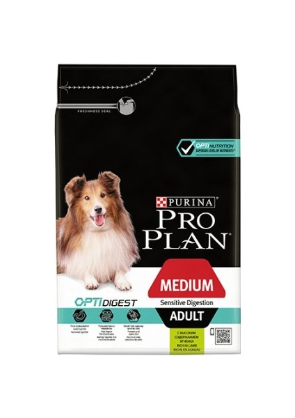 Dog Medium Sensetive Digestion Adult Lamb 3 Kg
