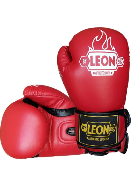 By Leon 1982 Leon Blade Training Boks, Kick Boks ve Muay Thai Eldiveni Kırmızı