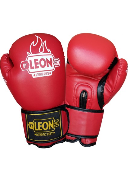 By Leon 1982 Leon Blade Training Boks, Kick Boks ve Muay Thai Eldiveni Kırmızı