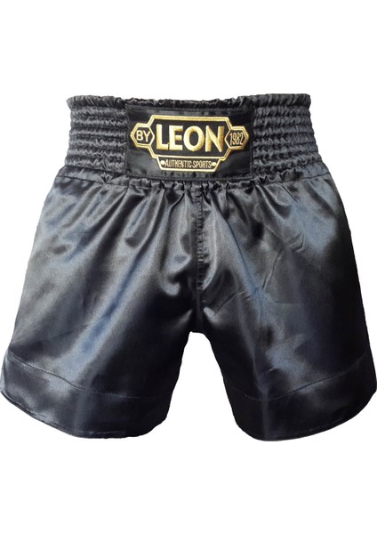 By Leon 1982 Leon Ground Kick Boks ve Muay Thai Şortu Siyah BYL1006