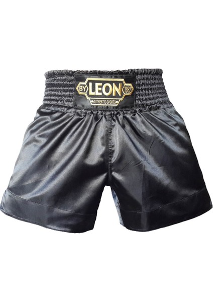 By Leon 1982 Leon Ground Kick Boks ve Muay Thai Şortu Siyah BYL1006