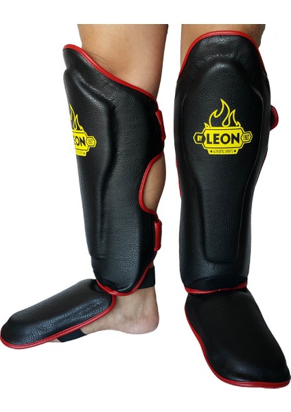 By Leon 1982 Leon Solid Kick Boks ve Muay Thai Ayak ve Kaval Koruyucu BYL6100