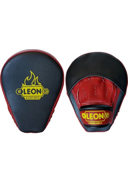 Leon Captain Profesyonel Boks Kickboks Lapası BYL 4001 Siyah Kırmızı